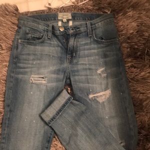 Boyfriend jeans light distressed
